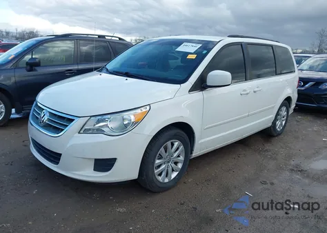 2012 Volkswagen Routan Se из США, поврежденный, VIN 2C4RVABG8CR393555